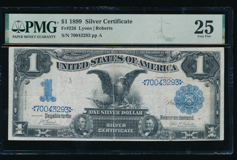 Fr. 226 1899 $1  Silver Certificate  PMG 25 70043293